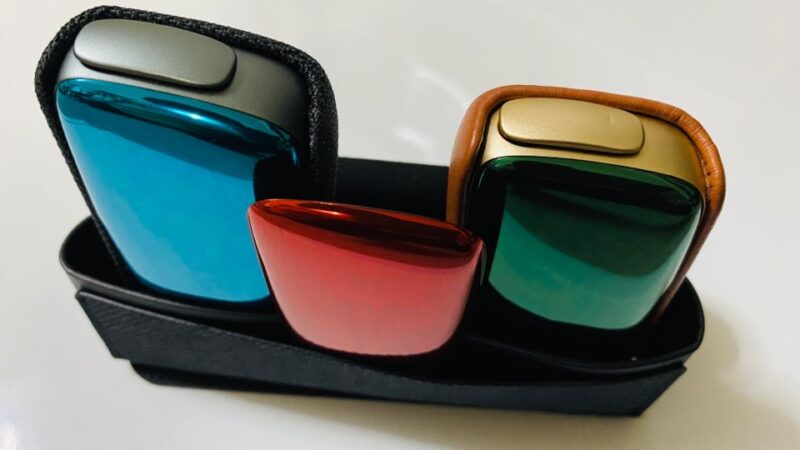 プルームX本体とフロントパネルとファブリック・キャリーケース