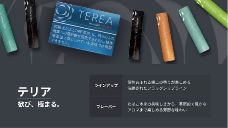 テリアシリーズのテイストマップ