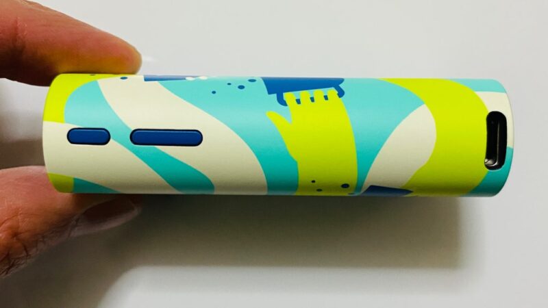 glo hyper X2 スプリングエディションの加熱ボタン