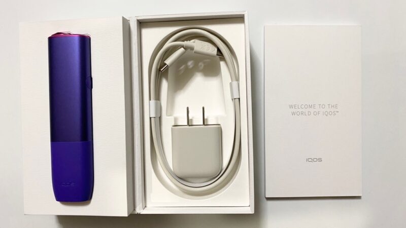 アイコスイルマワン ネオンモデルのセット内容