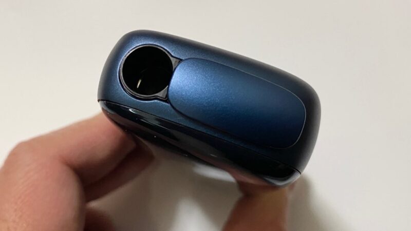 プルームX ディープスカイブルーのスライドカバー