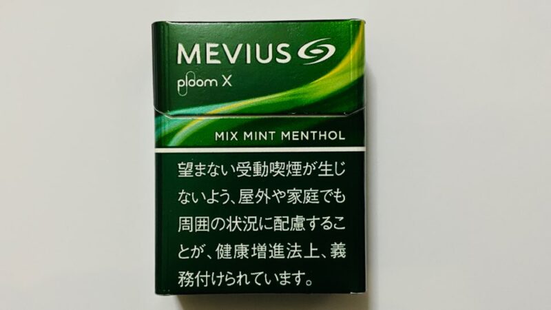 プルームX メビウス ミックスミントメンソールのパッケージ