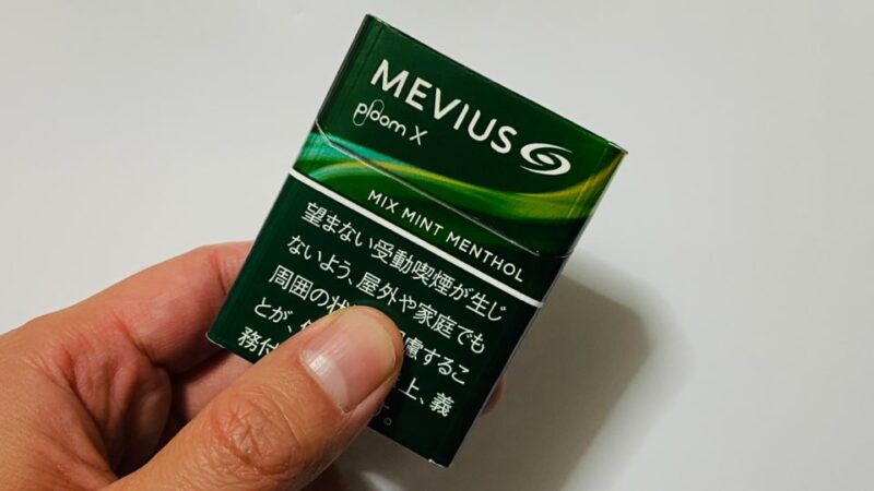 プルームX メビウス ミックスミントメンソールのパッケージ