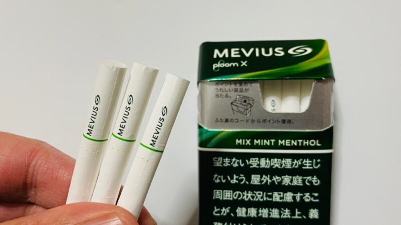 プルームX メビウス ミックスミントメンソールのたばこスティック