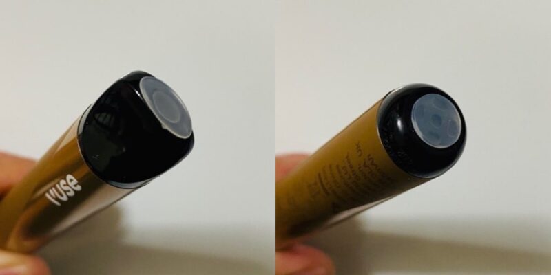 Vuse Go（ビューズゴー）のデバイス上部・下部