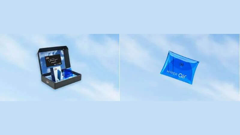 グローハイパーエアの特別パッケージ