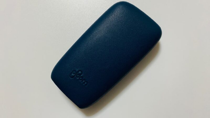 プルームX純正レザーバックカバーのブルー