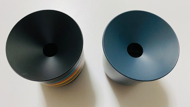 アイコスのWEデザインセラミックトレイと純正トレイ