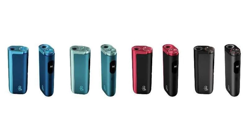 グローハイパープロのラピスブルー、ジェイドティール、ルビーブラック、オブシディアンブラック