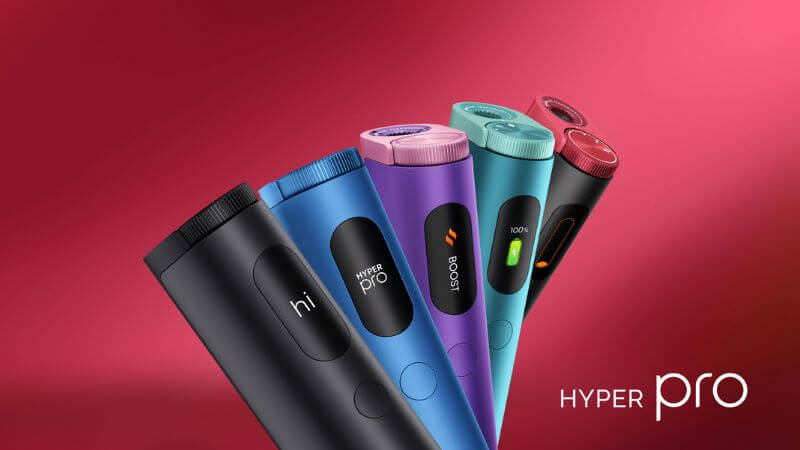 グローハイパープロ全5色のデバイス