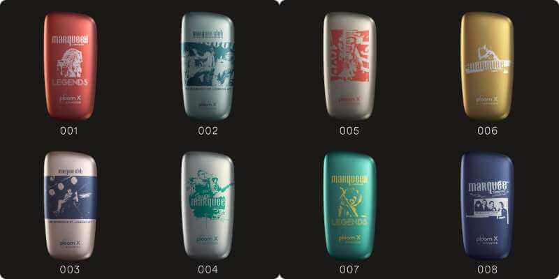 プルームXアドバンスド×marquee clubのコラボフロントパネル全8種一覧