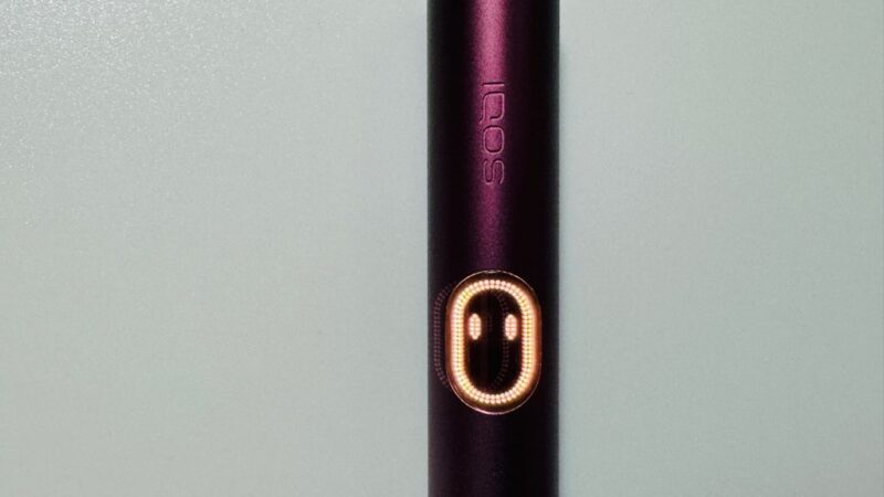 アイコスイルマiプライムのホルダーのタッチスクリーン