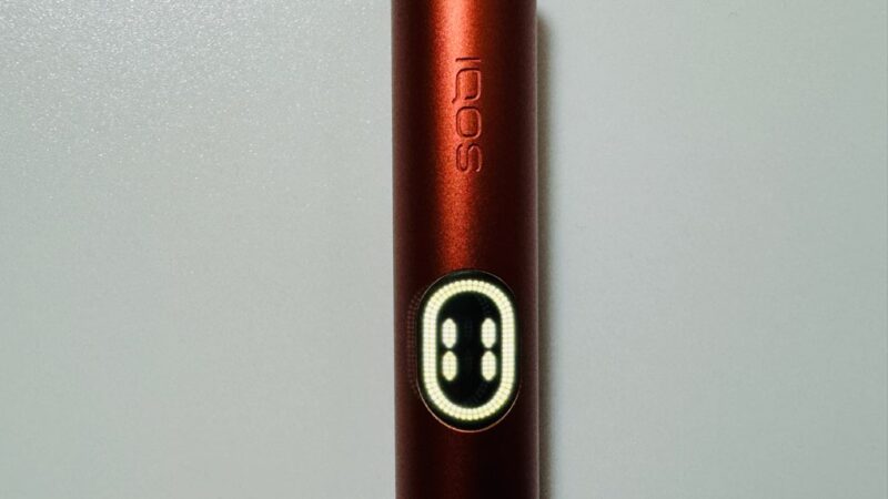 アイコスイルマiのホルダーのタッチスクリーン