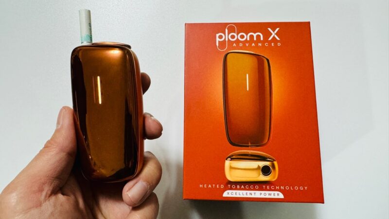 プルームXアドバンスドのブロンズグレイズ実機とパッケージ