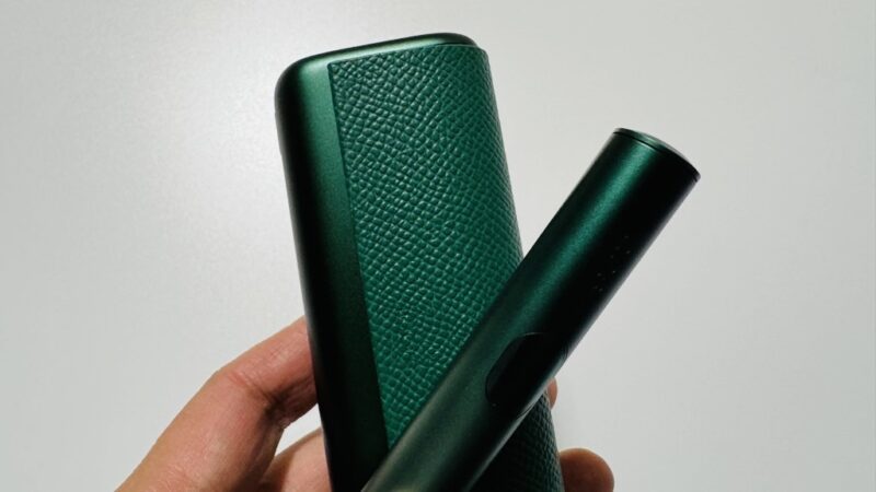 アイコスイルマアイプライムのアスペングリーン実機