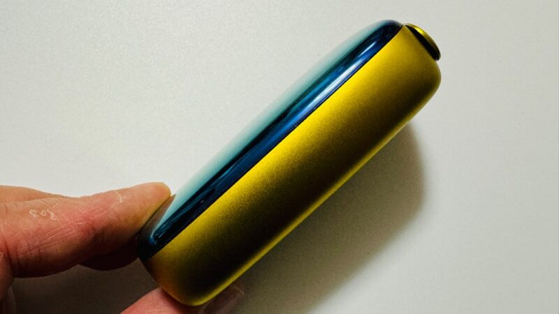 プルームXアドバンスドのライムヘイロー実機側面