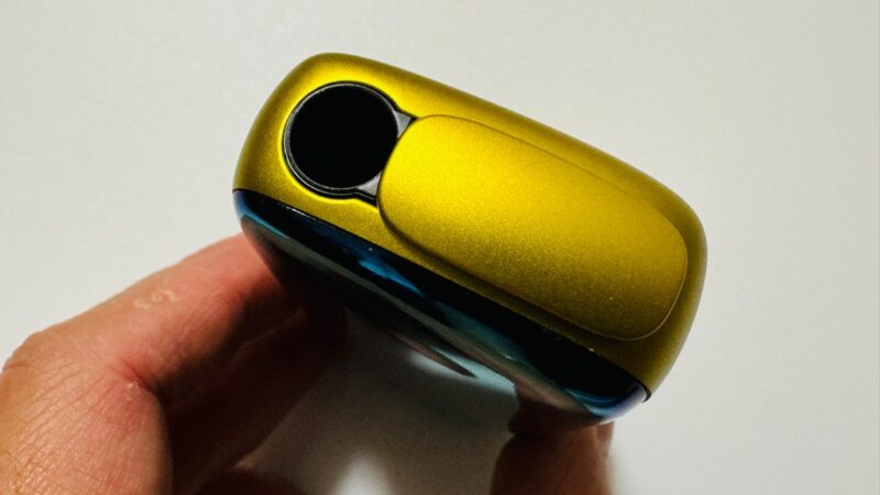 プルームXアドバンスドのライムヘイロー実機上部