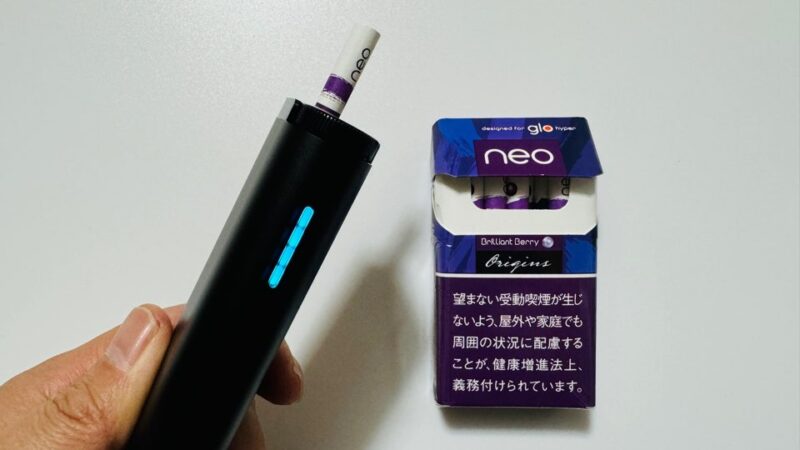 新型グローハイパー実機とたばこスティック