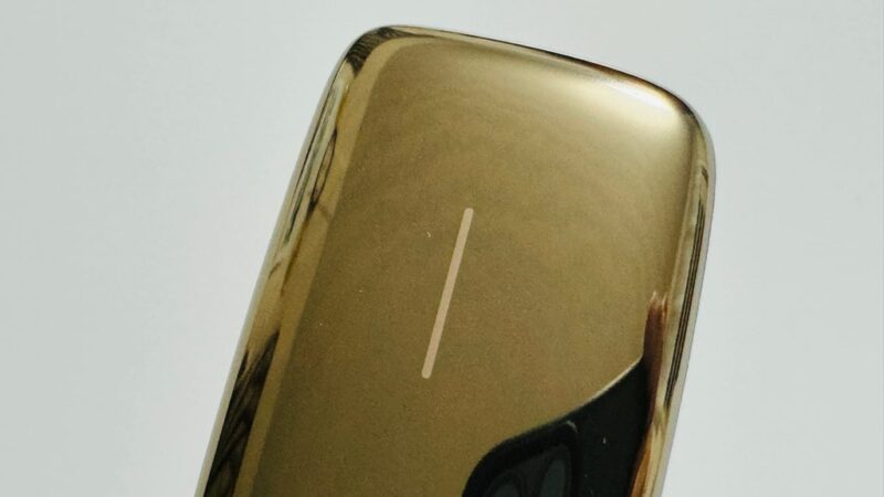 プルームXアドバンスド版シャンパンゴールドのフロントパネル