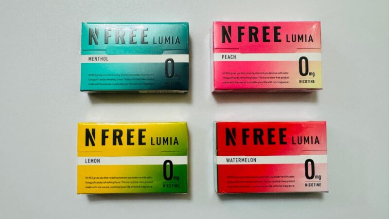 NFREE LUMIA（エヌフリー ルミア）が新登場！全銘柄を吸ってみた感想