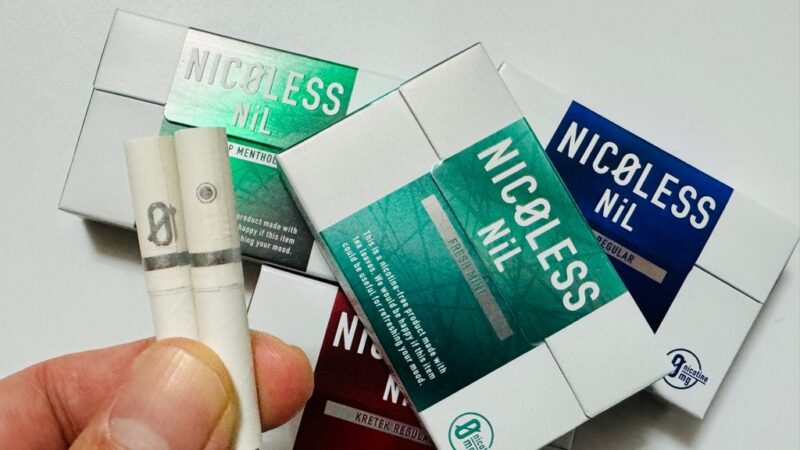 ニコレスニルのパッケージとスティック