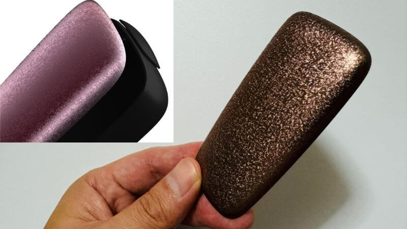 プルームXアドバンスド ローズシマーのフロントパネル