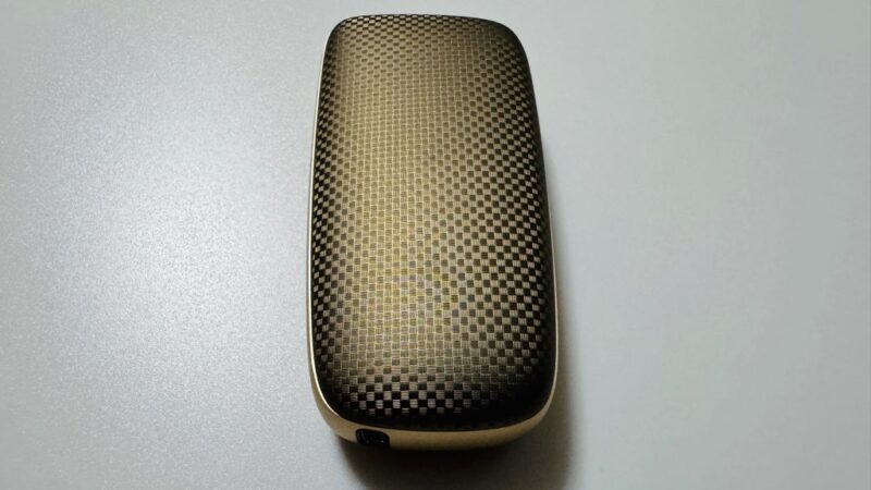 プルームXアドバンスドのスクエアドシャンパンゴールド実機