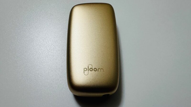 プルームXアドバンスドのスクエアドシャンパンゴールド実機