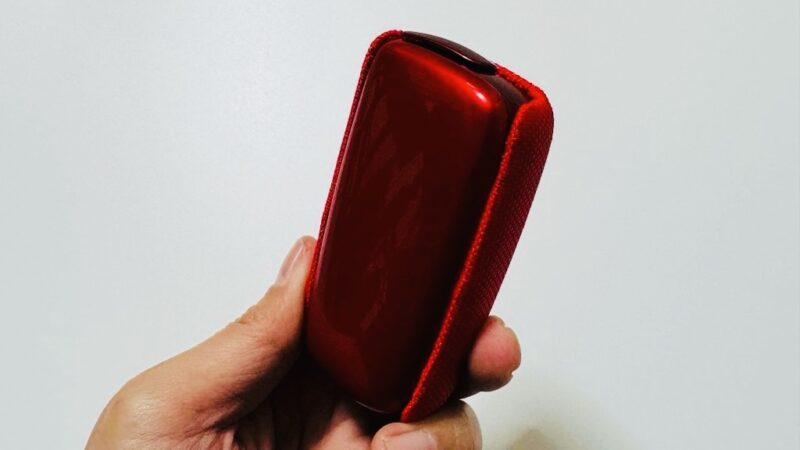 オライトレッドのファブリック・バックカバー