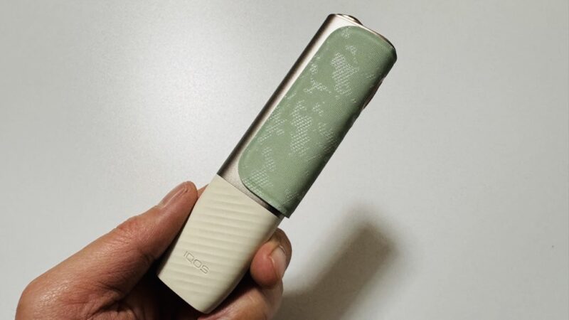 ミネラグリップパッチを付けたIQOSイルマiワンのミネラモデル