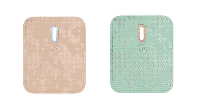 ミネラグリップパッチの「ローズクォーツ」と「スプリングセージ」