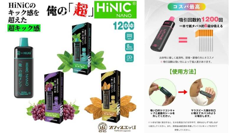 俺の超 HiNIC NANO の特徴