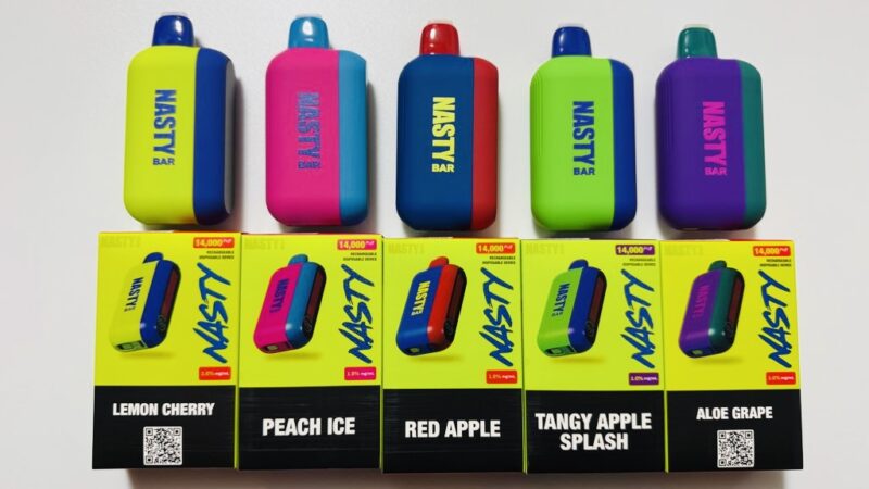 ポップでカラフルな使い捨て電子タバコ「NASTY BAR 14000」を吸ってみた！