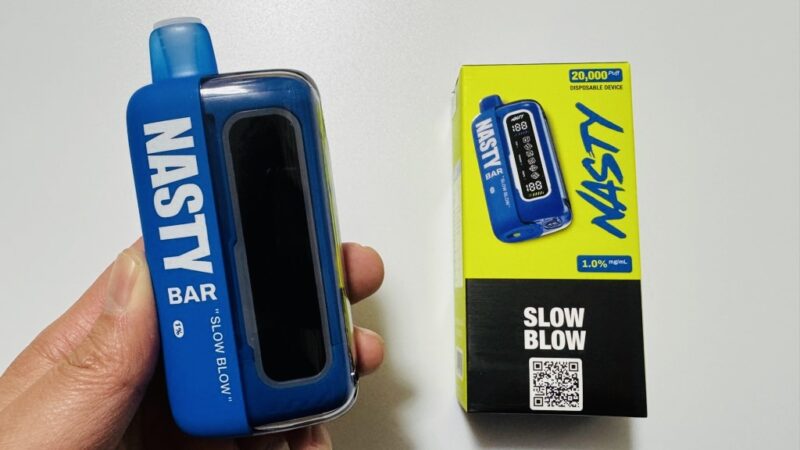 NASTY BAR 20000 スローブローのデバイスとパッケージ