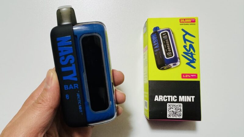 NASTY BAR 20000 アークティックミントのデバイスとパッケージ