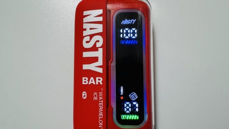 NASTY BAR 20000のデバイスディスプレイ