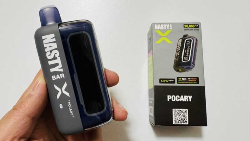NASTY BAR Xを吸ってみた！高濃度ニコチン5%入りの使い捨て