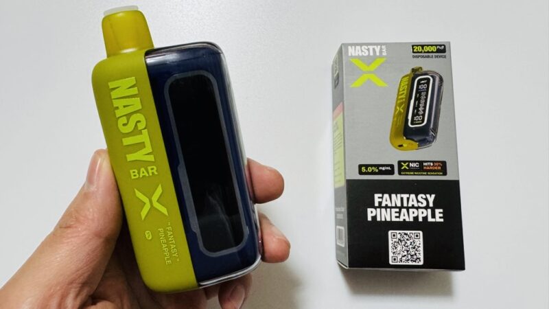 NASTY BAR Xを吸ってみた！高濃度ニコチン5%入りの使い捨て