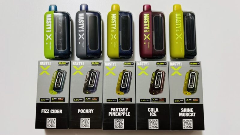 NASTY BAR Xを吸ってみた！高濃度ニコチン5%入りの使い捨てベイプが新登場
