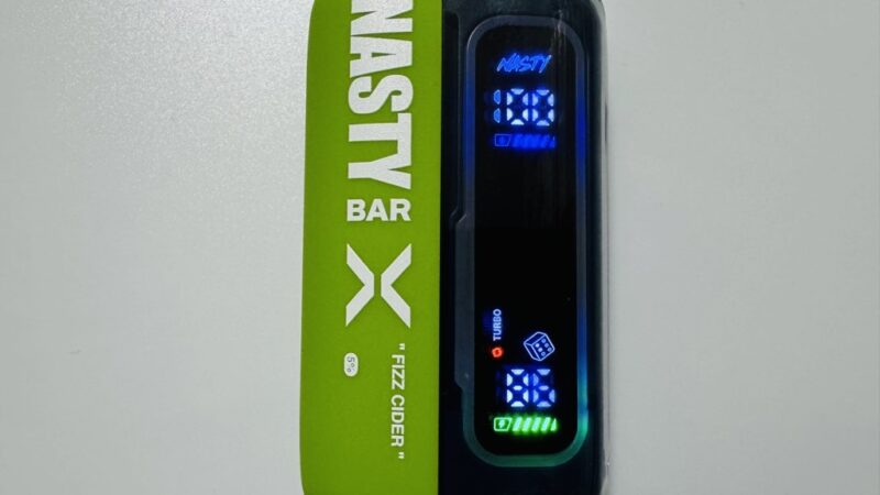 NASTY BAR Xを吸ってみた！高濃度ニコチン5%入りの使い捨て