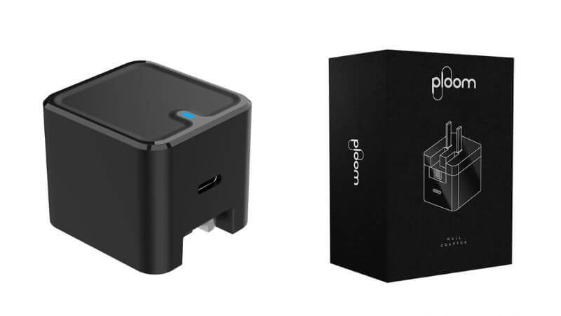 プルーム ACアダプター USB-Cとパッケージ