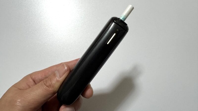 プルームオーラのデバイス使用中状態