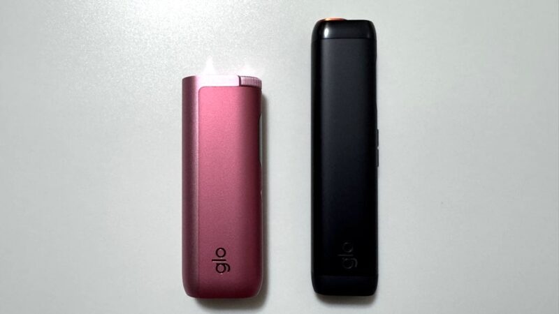 グローハイパープロとグローヒーロのデバイス