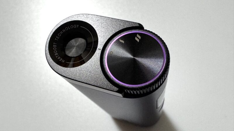 グローハイパープロのオニキスパープル実機上部