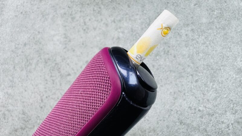 プルームオーラとエボ・トロピカル・バナナ・クリスタルのたばこスティック