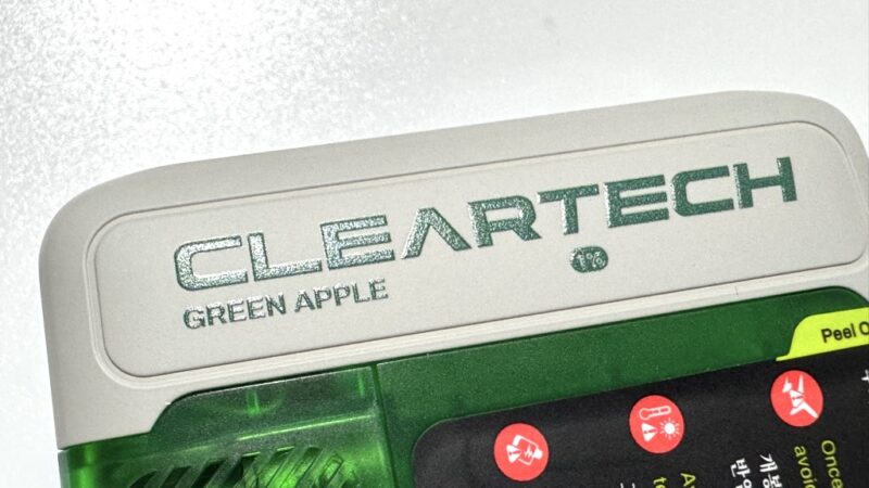 NASTY BAR CLEAR 30000のデバイス背面