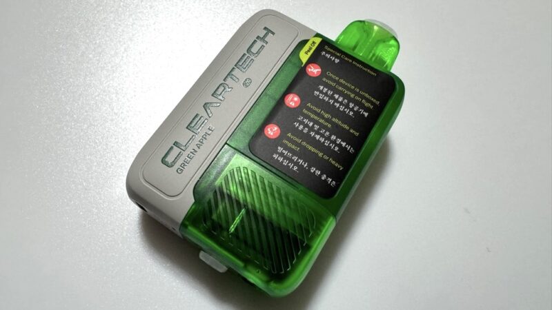 NASTY BAR CLEAR 30000のデバイス背面