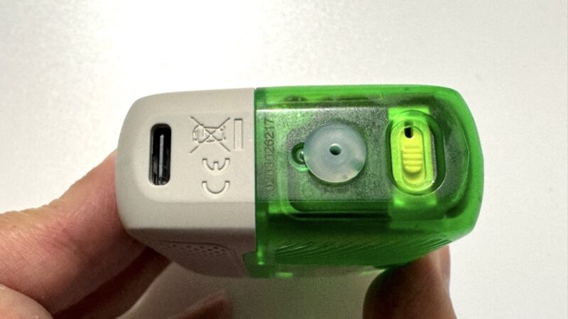 NASTY BAR CLEAR 30000のデバイス下部