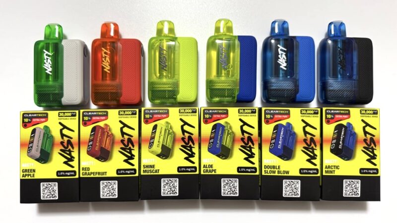 NASTY BAR CLEAR 30000が新登場！デバイスの特徴やフレーバーの味わいを紹介
