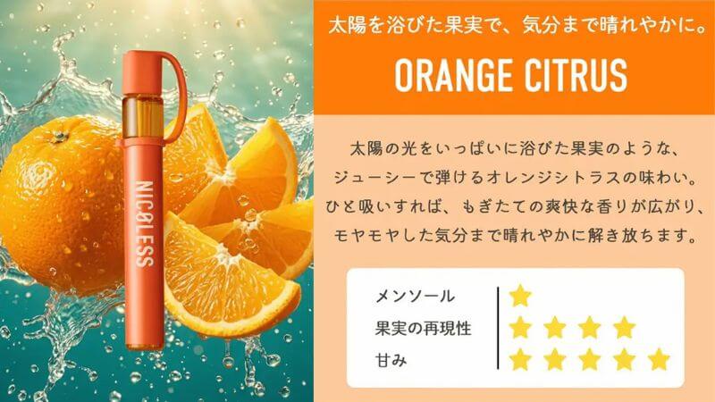 ニコレスベイプ2 オレンジシトラスの詳細